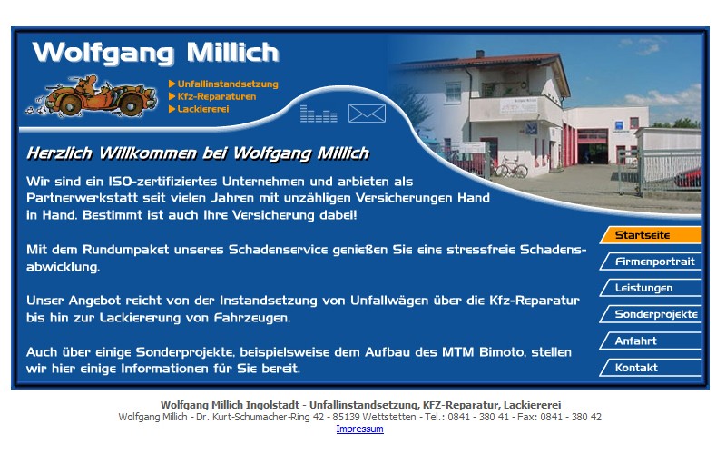 Wolfgang Millich - Startseite